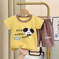 Neues Set mit kurzärmeligen Shorts für Kinder für Jungen und Mädchen, Baby-T-Shirts für Jungen und Mädchen, komplett aus Baumwolle