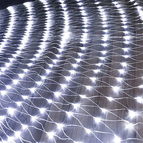 Elegante Hochzeitsfeier 1.51.5M 32m LED Lichter Netzlichter Girlande Netz Feenlandschaft Licht Straßen Hochzeitsdekorationslampe Image