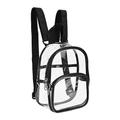 Durchsichtiger Mini-Rucksack, stadiongeprüft, robust, wasserdicht, transparent, TPU, Büchertasche für Teenager, Mädchen, Frauen, Konzerte, Sportveranstaltungen, Strand, Reisen, Arbeit, Schule,