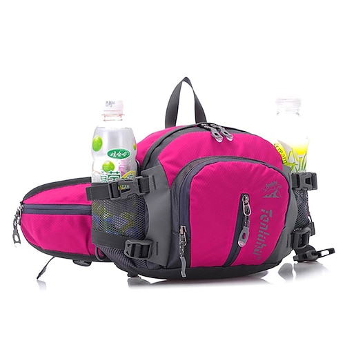 wasserdichte Wander-Gürteltasche mit Flaschenhalter – multifunktionale Outdoor-Lauf-Gürteltasche mit verstellbaren Riemen für Camping Radfahren Image