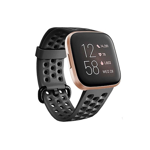 Smartwatch-Band für Fitbit Versa 2 / Versa Lite / Versa SE / Versa Silikon Smartwatch Gurt Weich Atmungsaktiv Sportarmband Ersatz Armband Image