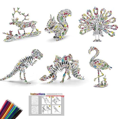Kinderpuzzle 3D-Puzzle DIY-Puzzle farbiges handgemachtes Spielzeug Heißer Verkauf von Geschenken an Straßenständen