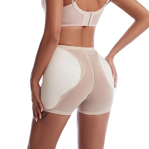 Frauen Butt Lifter gepolsterte Shapewear Bauchkontrolle Schlüpfer formende Höschen hohe Taille Trainer Body Shaper nahtlose Hüften Enhancer Oberschenkel schlankere Shorts Schlankheits-Slips Boyshorts Image