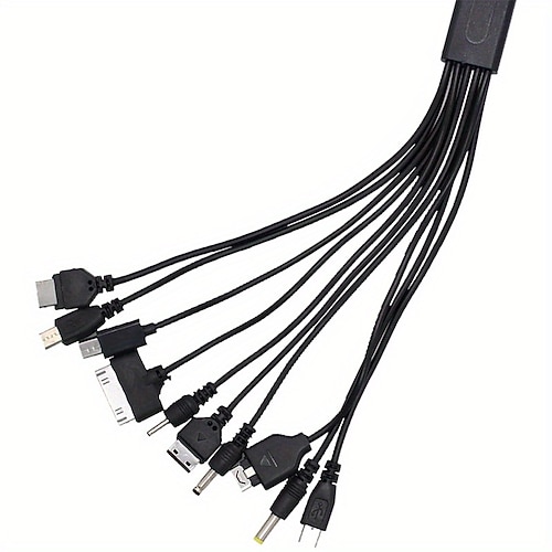 10-in-1-Datenkabel-Schnellladung für alle Ihre Geräte – kompatibel mit sp/3ds/ndsl/wiiu/psp! Image