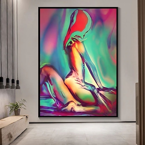 1 Panel People Prints Nude Art Wall Art Modern Picture Home Decor Wandbehang Geschenk gerollte Leinwand ungerahmt ungedehnt Image