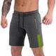 Herren Sportliche Shorts Sweatshorts Kurze Hose Kurze Sporthose Kurze Sporthose Sport Shorts Tasche mit Reißverschluss reflektierende Streifen Farbblock Komfort Atmungsaktiv Fitness Fitnessstudio