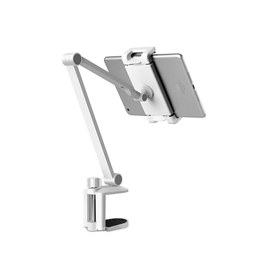 Tablet-Ständerhalter mit 360 ° verstellbarem 27-Zoll-Langarm, Webcam-Ständer, Projektor-Kamerahalterung, passend für 4,7-Zoll-13-Zoll-Geräte, Telefon, iPad, Galaxy-Tablets, Switch, Kindle Image