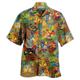 Herren Hemd Hawaiihemd Sommerhemd Grafik-Drucke Fische Umlegekragen Weiß Gelb Schwarz / Braun Rote Braun Casual Hawaiianisch Kurzarm Bedruckt Button-Down Bekleidung Tropisch Modisch Hawaiianisch Weich