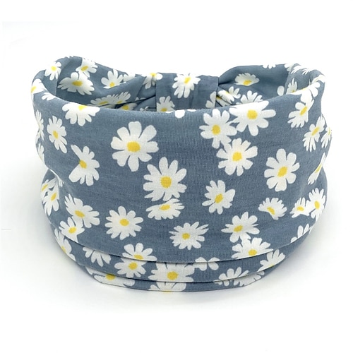 Sommer-Haarband mit breiter Krempe für Damen, bedruckt, elastisches Übungs-Yoga-Haarband, Anti-Schweiß- und Schweißabsorptions-Stirnband, Kopfbedeckung, Haar-Accessoires