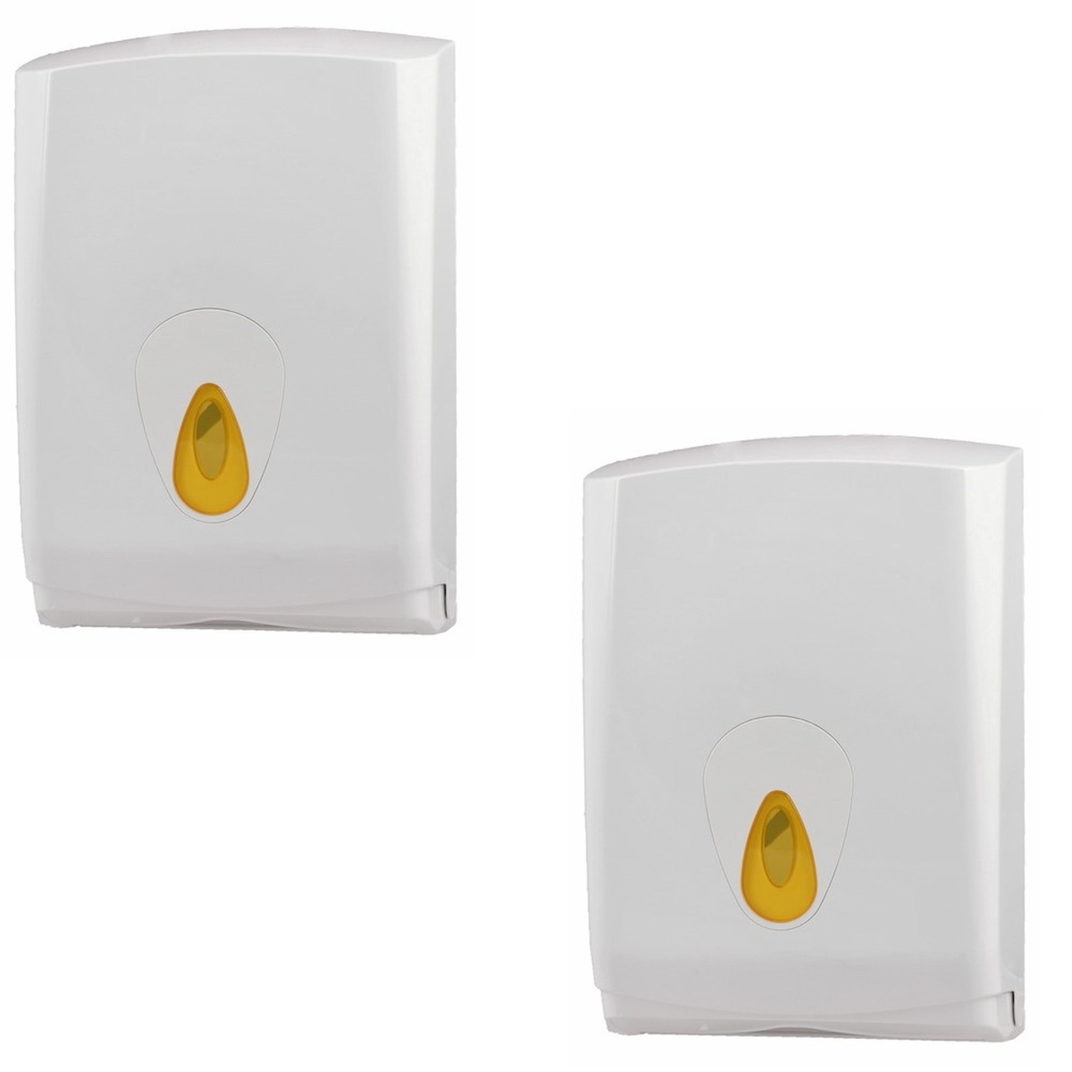 All Care 2 PlastiQline Papierhandtuchspender MIDI - Kunststoff - Handtuchspender gelb Image