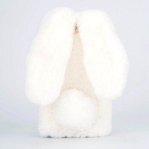 Handy Hülle Handyhüllen Für Samsung Galaxy S24 S23 S22 S21 Ultra Plus A34 A54 A32 A52 Rückseite Staubdicht Flauschige Stoßfest Kaninchen Plüsch TPU Image