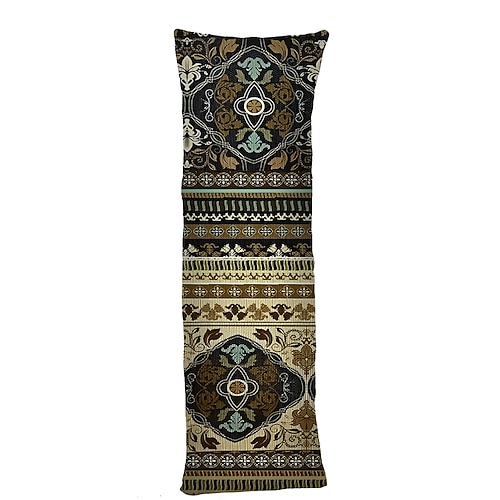 Boho Ethno-Körper-Kissenbezug, nur Kissenbezug, kein Einsatz für Schlafzimmer, Wohnzimmer, Heimdekoration Image
