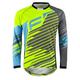 21Grams Herren Radtrikot fahrradbekleidung Fahrradtrikot Downhill Jersey Fahrradtrikot Langarm Fahhrad Trikot Shirt mit 3 Gesäßtaschen MTB Mountain Rennrad UV-beständig Atmungsaktiv Schnelltrocknend