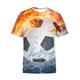 kinderkleidung Jungen World Cup T-Shirt Tee Fußball Kurzarm Baumwolle Kinder oben Casual Cool bezaubernd Sommer Dunkelgrün 2-12 Jahre