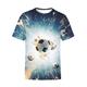 kinderkleidung Jungen World Cup T-Shirt Tee Fußball Kurzarm Baumwolle Kinder oben Casual Cool bezaubernd Sommer Dunkelgrün 2-12 Jahre