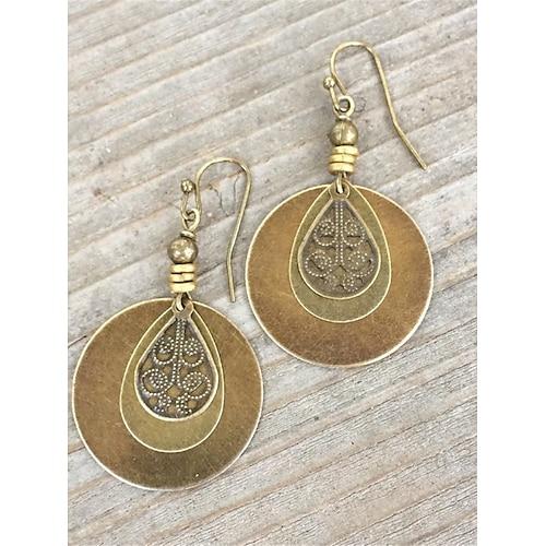 Damen Ohrringe Vintage Outdoor Baum Ohrring