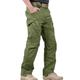 Herren Cargohose Cargohosen Cargohose Taktische Hose Feste Farbe Ripstop Atmungsaktiv Ausgehen Strassenmode Designer Brautkleider schlicht Schwarz Grün