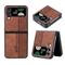 Handy Hülle Handyhüllen Für Samsung Galaxy Z Flip 7 Z Flip 6 Z Flip 5 Z Flip 4 Z Flip 3 Leder Flip Stoßfest Einfarbig PC PU-Leder