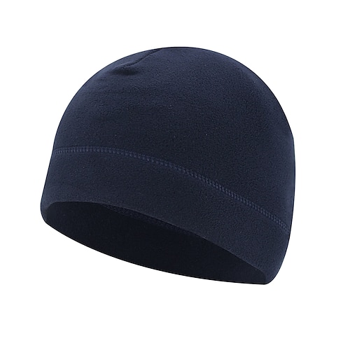 Herren Damen Beanie Mütze Strickmütze Wollmützen Violett Schwarz Einfarbig warm Windundurchlässig Atmungsaktiv Image