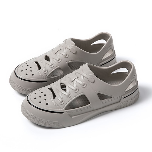 weiße Slip-On Hollow-Out Sneaker für Damen mit Schnürung – leichte und atmungsaktive Freizeitschuhe für den Sommer und den Alltag Image