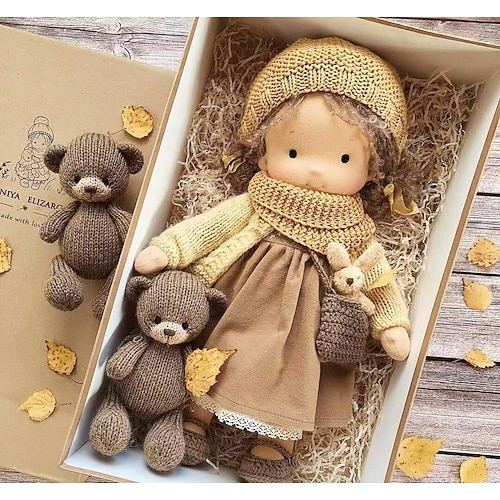 Waldorf Puppe Puppenkünstler Handgemachte Mini Verkleidungs Puppe Diy Halloween Geschenk Weihnachtsgeschenk