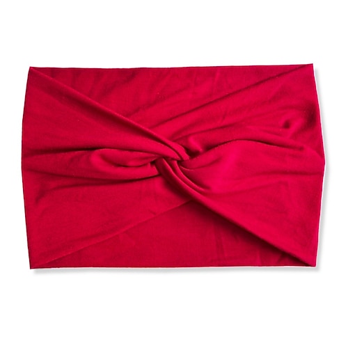 Modisches Damen-Kopftuch mit breiter Krempe, einfarbig, elastisches Gewebe, Kreuz-Haarband, Haar-Accessoires, Yoga, Laufen, Sport, Haarband
