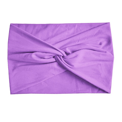 Modisches Damen-Kopftuch mit breiter Krempe, einfarbig, elastisches Gewebe, Kreuz-Haarband, Haar-Accessoires, Yoga, Laufen, Sport, Haarband