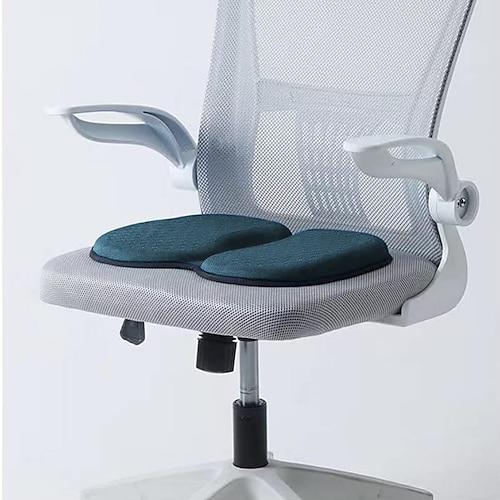 Gel-Sitzkissen reduziert Schmerzen im Hüftrücken bei langem Sitzen Stuhlhussen, atmungsaktives, kühlendes Sitzkissen, Wabendesign absorbiert Druck, tragbar für Bürostuhl, Sofa, Auto, Rollstuhl Image