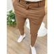 Herren Hose Hosen Chinesisch Chino Jogginghosen Tasche Glatt Komfort Draussen In voller Länge Formal Geschäft Täglich Strassenmode Chino Schwarz Weiß elastisch