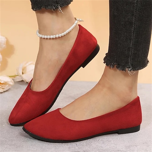 Weiche, bequeme, faltbare Ballerinas für Damen – leichte Freizeitschuhe für Reisen, Büro oder den Alltag Image