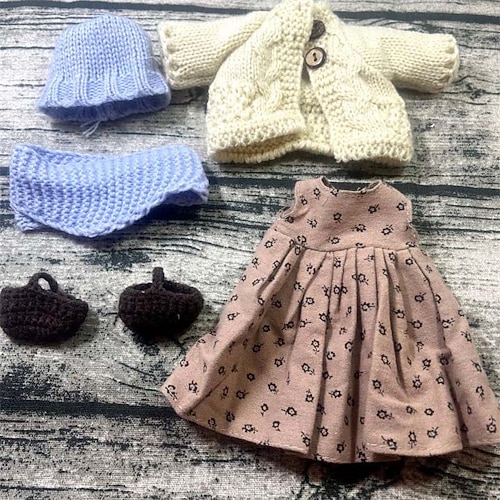 Waldorf Puppe Kleiderwechsel Materialtasche Persönlichkeit Set Waldorf handgemachte Muppet Puppe Weihnachtsgeschenk