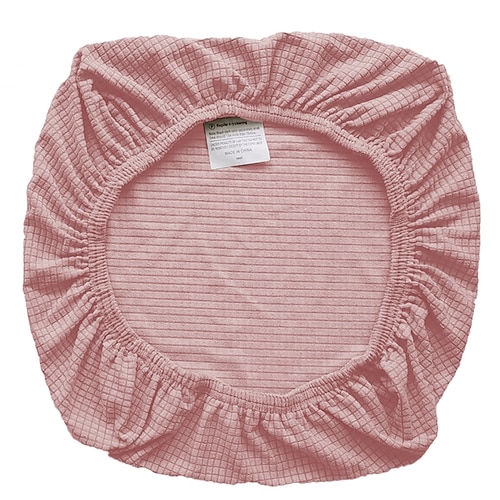 wasserabweisender Stuhlbezug in Burgunderrot für Computerstühle, dehnbar, drehbar, Gaming-Sitzbezug, elastisch, Maiskörner, schwarz, einfarbig, weich, langlebig, waschbar Image