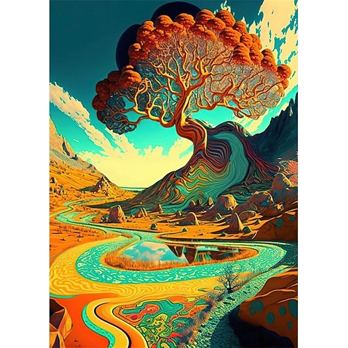 Druck Gerollte Leinwand - Landschaft Pflanzen Modern Kunstdrucke Image