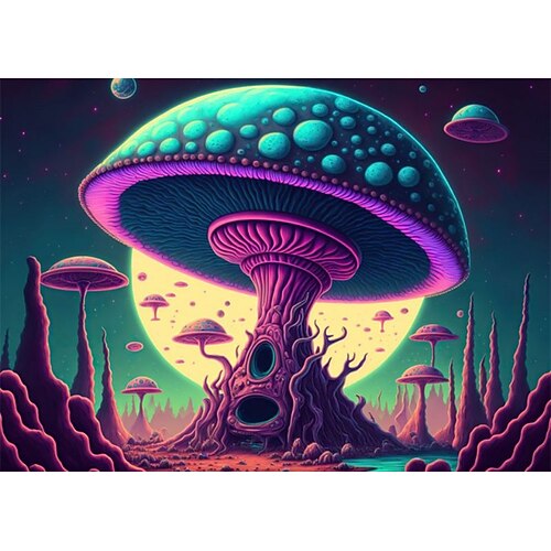 Druck Gerollte Leinwand - Landschaft Pflanzen Modern Kunstdrucke Image