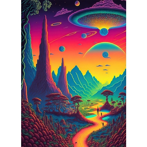 Druck Gerollte Leinwand - Landschaft Pflanzen Modern Kunstdrucke Image