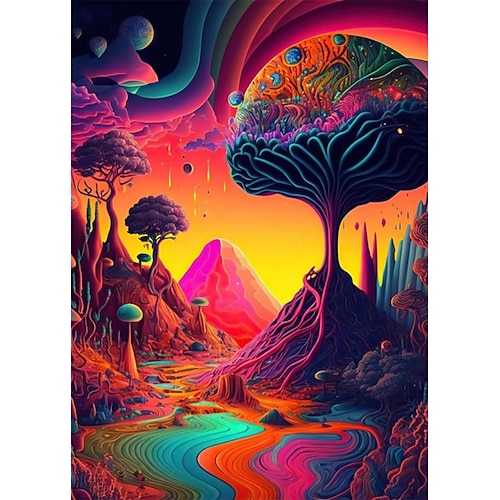 Druck Gerollte Leinwand - Landschaft Pflanzen Modern Kunstdrucke Image