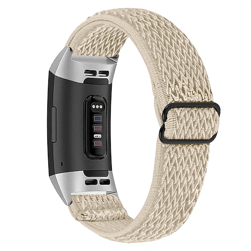 Smartwatch-Band Kompatibel mit Fitbit Charge 4 / Charge 3 / Charge 3 SE Charge 5 Charge 2 Nylon Smartwatch Gurt Geflochten Verstellbar Atmungsaktiv Solo-Loop Ersatz Armband Image