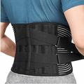 Rückenbandage/Hüftgurt zur Linderung von Schmerzen im unteren Rücken Sofortige Linderung von Schmerzen bei Bandscheibenvorfall Ischias-Skoliose Atmungsaktiv. Verstellbarer Rückenstützgürtel für