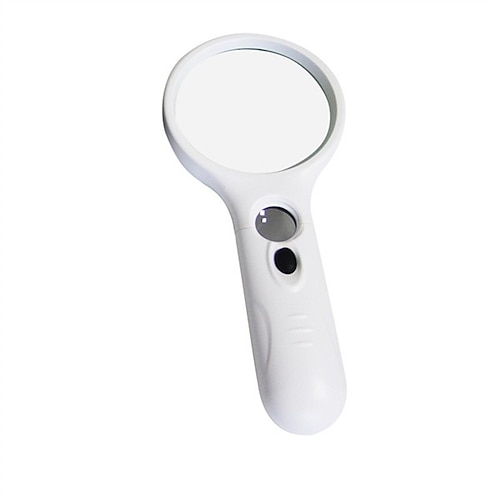 Neues Upgrade 3x 45x Handlupe 3 LED-Licht Leselupe Schmuckreparaturwerkzeug Schmucklupe Image