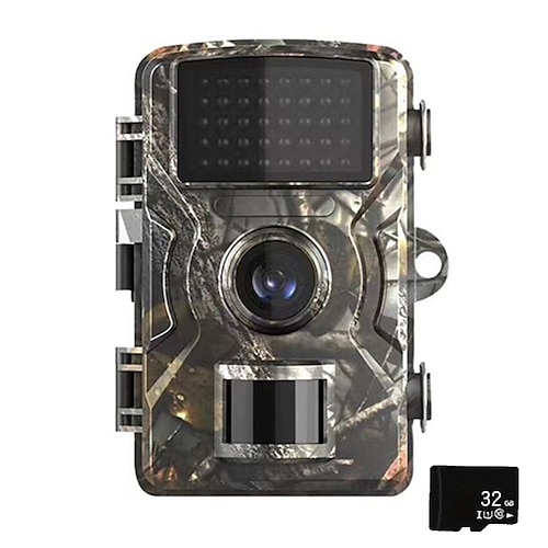 DL001 Jagd Trail Kamera 16MP 1080P Wildtier Scouting Kamera mit 12M Nachtsicht Bewegungsmelder IP66 wasserdichte Trail Kamera Valentinstagsgeschenk Image