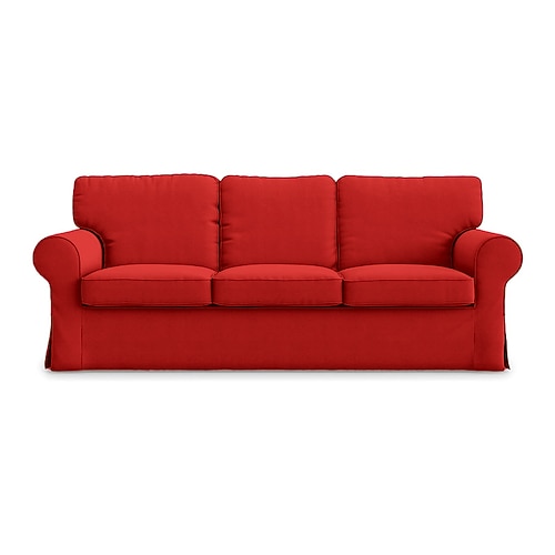 3-Sitzer Sofa Bezug Ektorp Couchbezug mit 3 Kissenbezügen und 3 Rückenlehnenbezügen Ektorp abnehmbarer waschbarer Möbel-Schutz Image