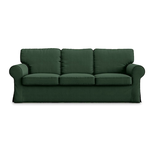 3-Sitzer Sofa Bezug Ektorp Couchbezug mit 3 Kissenbezügen und 3 Rückenlehnenbezügen Ektorp abnehmbarer waschbarer Möbel-Schutz Image