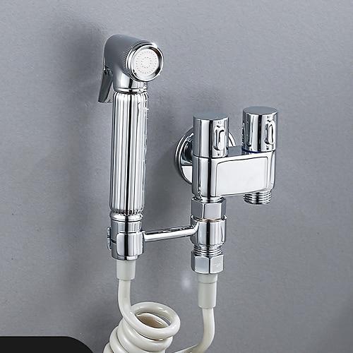 Badezimmer-Handbrause, Bidet-Shattaf-Sprühgerät, Wandhalterung, Toilette, Handbrause, Bidet-Spray, Wandmontage, Windelbaden, Haustiere, Damenhygiene, Reinigung
