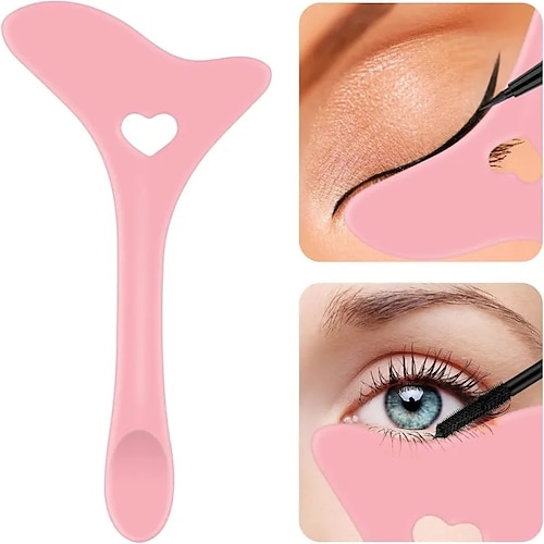 Silikon-Eyeliner-Make-up-Schablonen, Flügelspitzen, Marscara-Zeichnung, Lippenstift-Tragehilfe, Gesichtscreme-Masken-Applikator, Make-up-Beauty-Tool