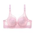 Damen-BHs Bralettes Spitzen-BHs gepolsterte BHs Bügel-BH abnehmbare Träger 3/4-Körbchen Spitze einfarbig mikro-elastisch atmungsaktiv Push-Up Datum Valentinstag Freizeit Alltag Hellblau