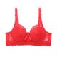 Damen-BHs Bralettes Spitzen-BHs gepolsterte BHs Bügel-BH abnehmbare Träger 3/4-Körbchen Spitze einfarbig mikro-elastisch atmungsaktiv Push-Up Datum Valentinstag Freizeit Alltag Hellblau