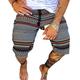 Herren Boardshorts Badeshorts Badehose Schwimmshorts Bademode Sommer-Shorts Strandshorts Kurze Hosen Gerade geschnitten Bedruckt Geometrisch Totenkopf Motiv Streifen Komfort Knielänge Outdoor Täglich