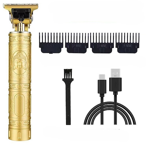 Vintage T9 elektrischer Haarschnitt-Trimmer kabellose Haarschnittmaschine professioneller Haarbarber-Trimmer für Männer geeignet für Vatertag und Valentinstagsgeschenk Image