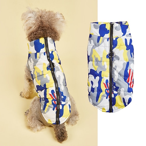 Hund Katze Mäntel Jacke Weste Mode Sport Outdoor Winter Wasserdicht Atmungsaktiv Weich Waschbar Bequem Outdoor Alltagstauglich Hundebekleidung for Bichon Frise Zwergspitz Baby Haustier Papillon Image