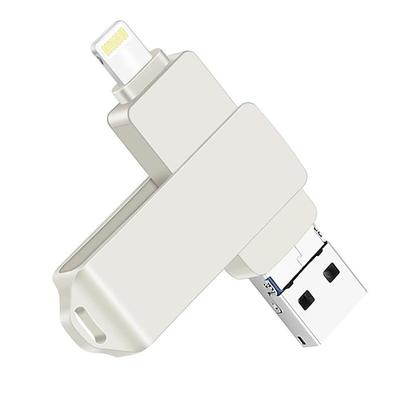 3 in 1 USB-Flash-Laufwerke, 32 GB 64 GB 128 GB iPhone iPad USB Flash 3.0 Pendrive Memory Stick für iPhone iPad Android PC Image